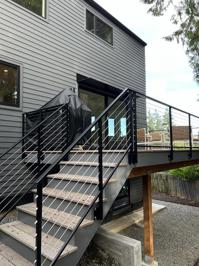 exterior cable rail